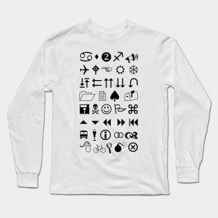 Text Classic Images Long Sleeve T-Shirt